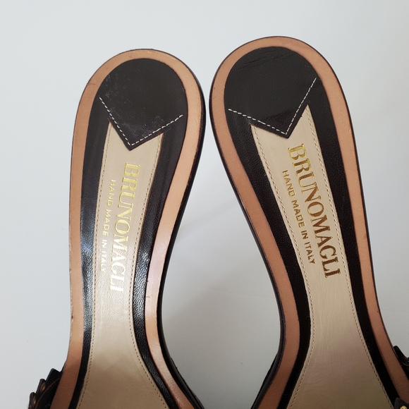 Womens  BRUNOMAGLI  Hand Made In Italy  Calf Hair Slide Size 8.5 - Picture 8 of 16